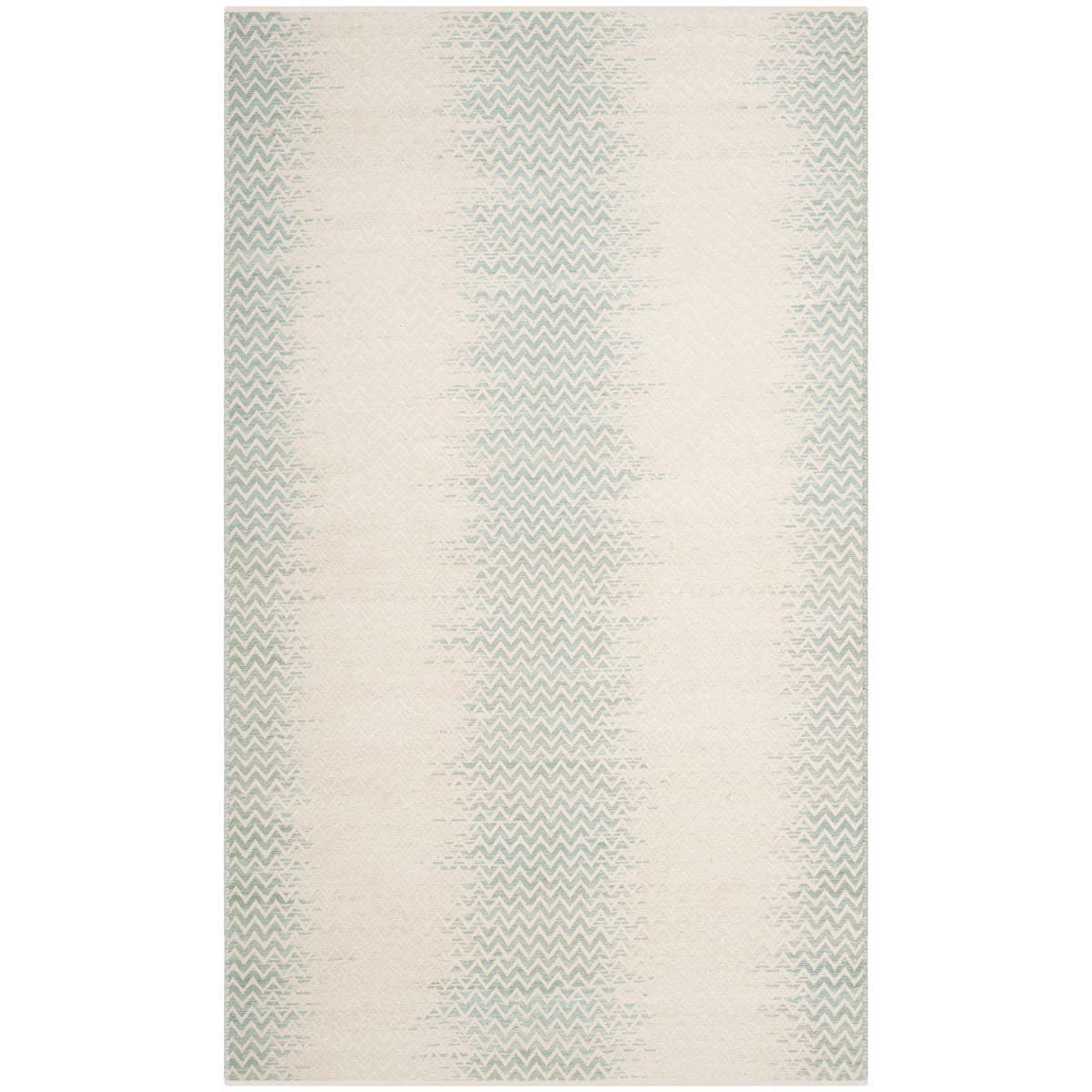 Safavieh Cotton Kilim 121 Rug, KLC121 - Light Green / Ivory