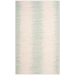 Safavieh Cotton Kilim 121 Rug, KLC121 - Light Green / Ivory