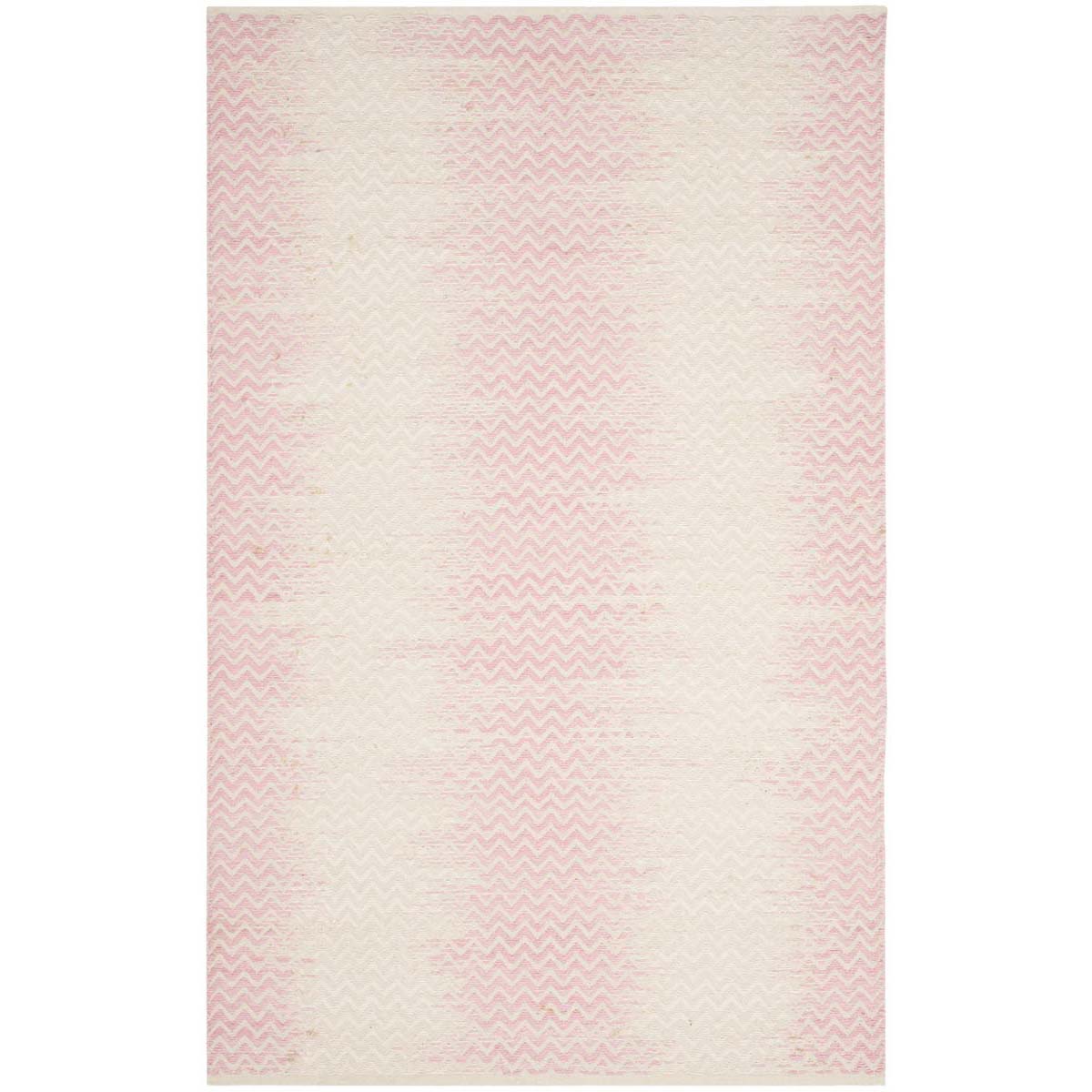 Safavieh Cotton Kilim 121 Rug, KLC121 - Light Pink / Ivory