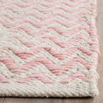 Safavieh Cotton Kilim 121 Rug, KLC121 - Light Pink / Ivory