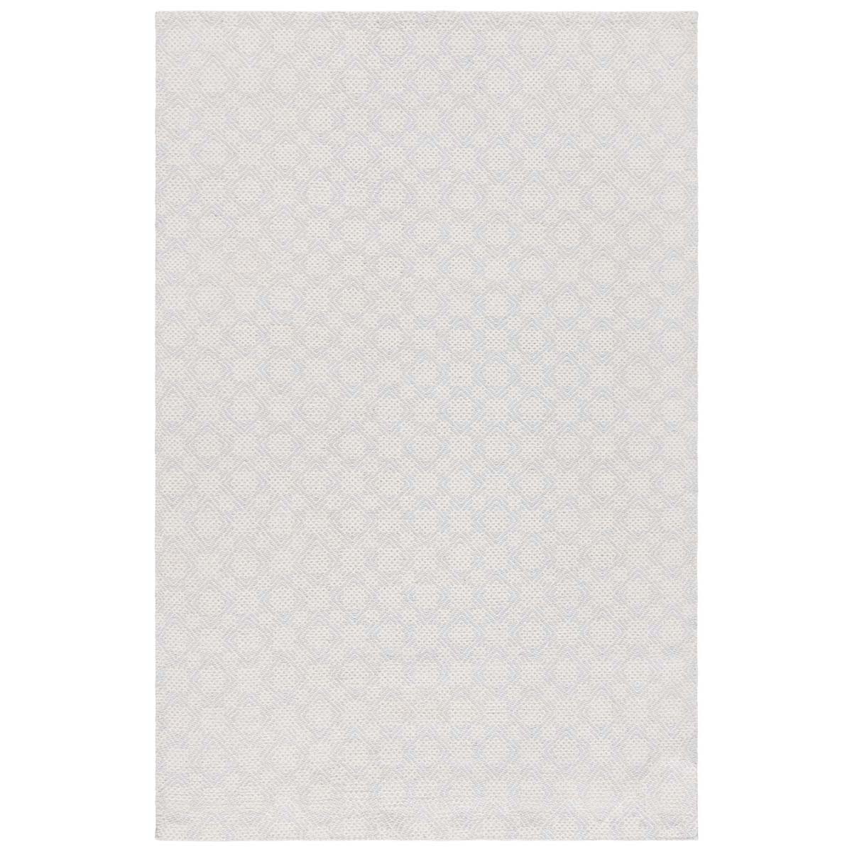 Safavieh Cotton Kilim 222 Rug, KLC222 - Light Blue / Ivory