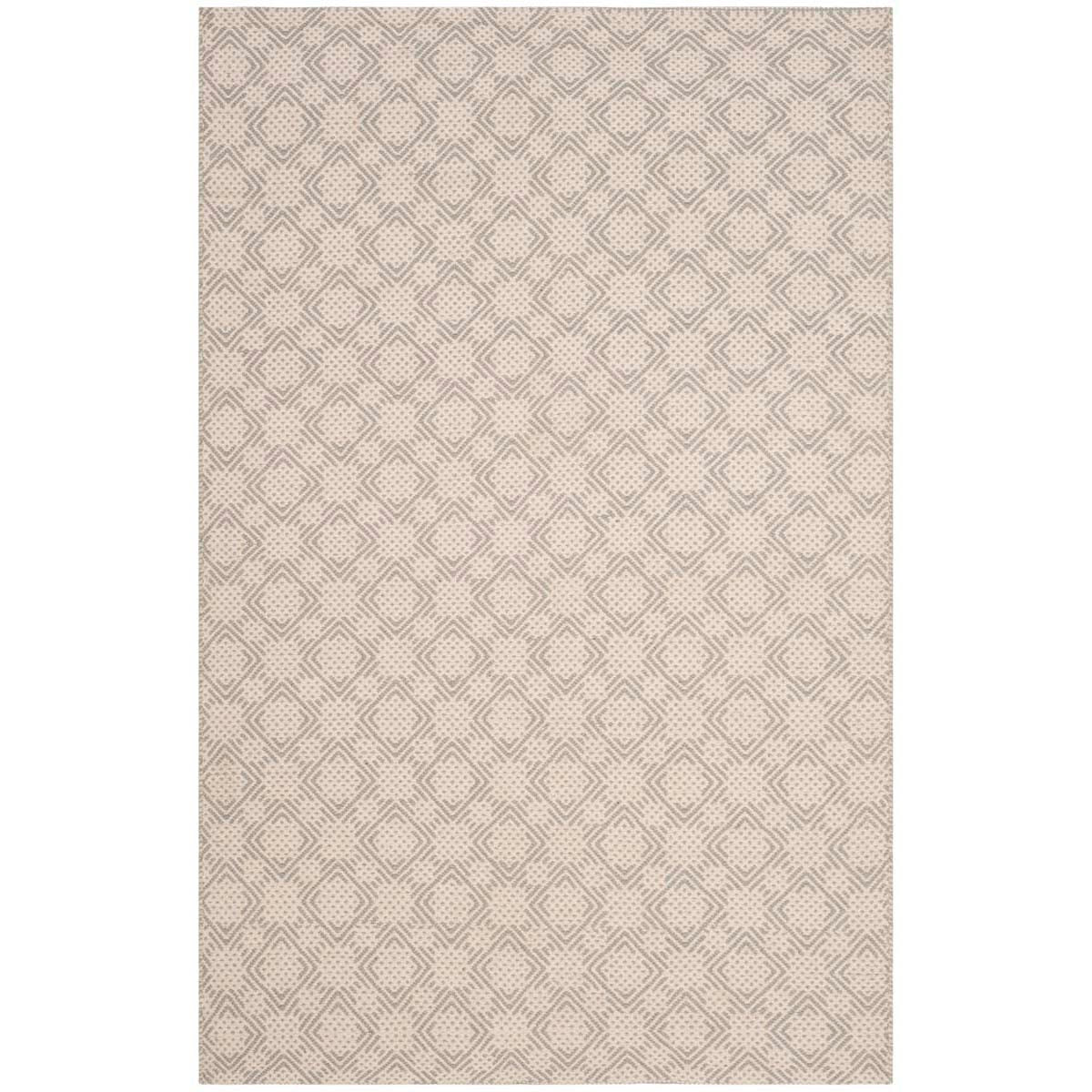 Safavieh Cotton Kilim 222 Rug, KLC222 - Grey / Ivory