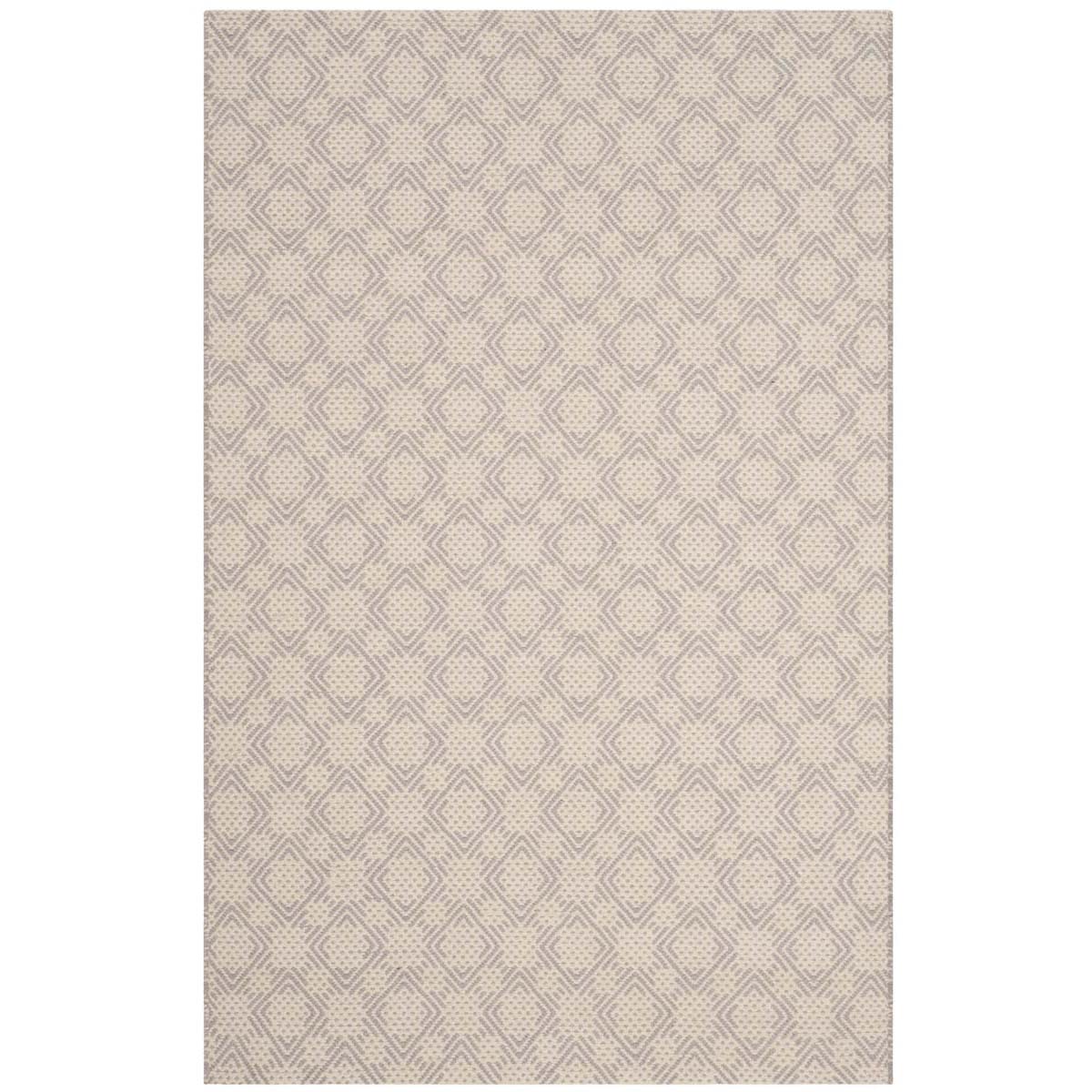 Safavieh Cotton Kilim 222 Rug, KLC222 - Silver / Ivory