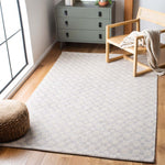 Safavieh Cotton Kilim 222 Rug, KLC222 - Silver / Ivory