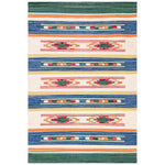 Safavieh Cotton Kilim 301 Rug, KLC301 - Blue / Ivory