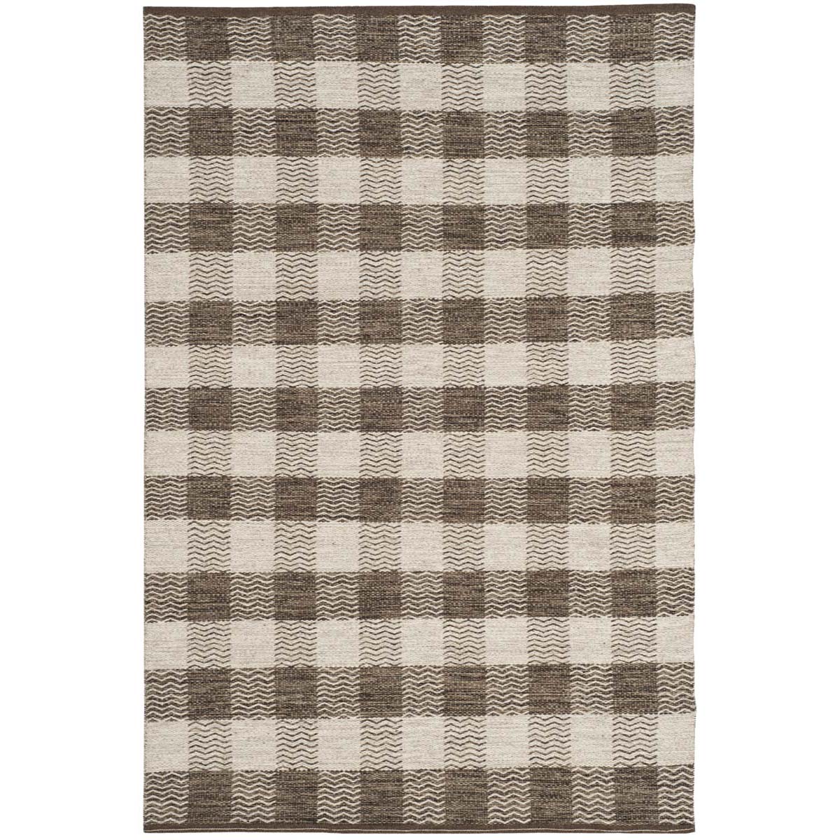 Safavieh Kilim 351 Rug, KLM351 - Light Grey / Brown