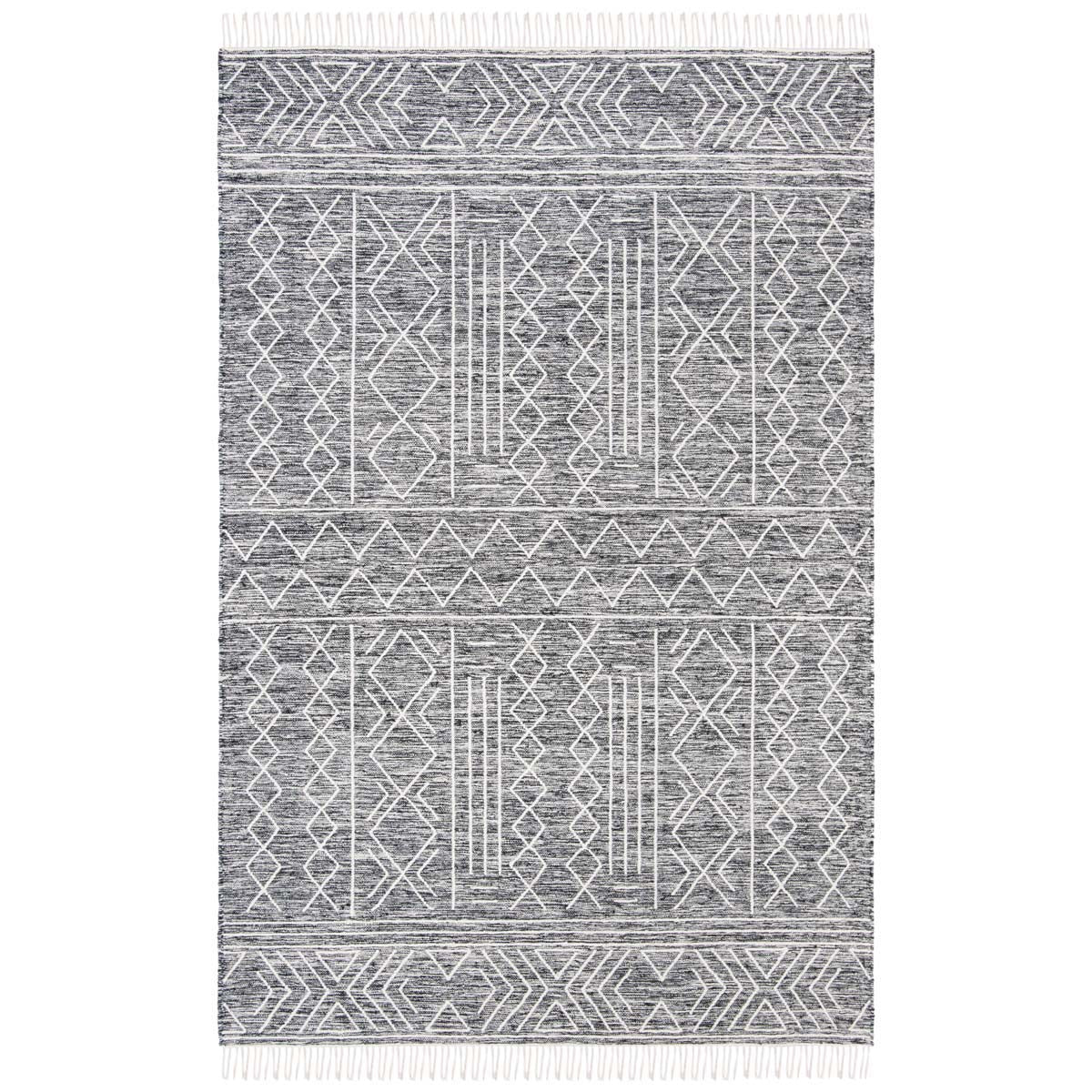 Safavieh Kilim 521 Rug, KLM521 - Black / Ivory