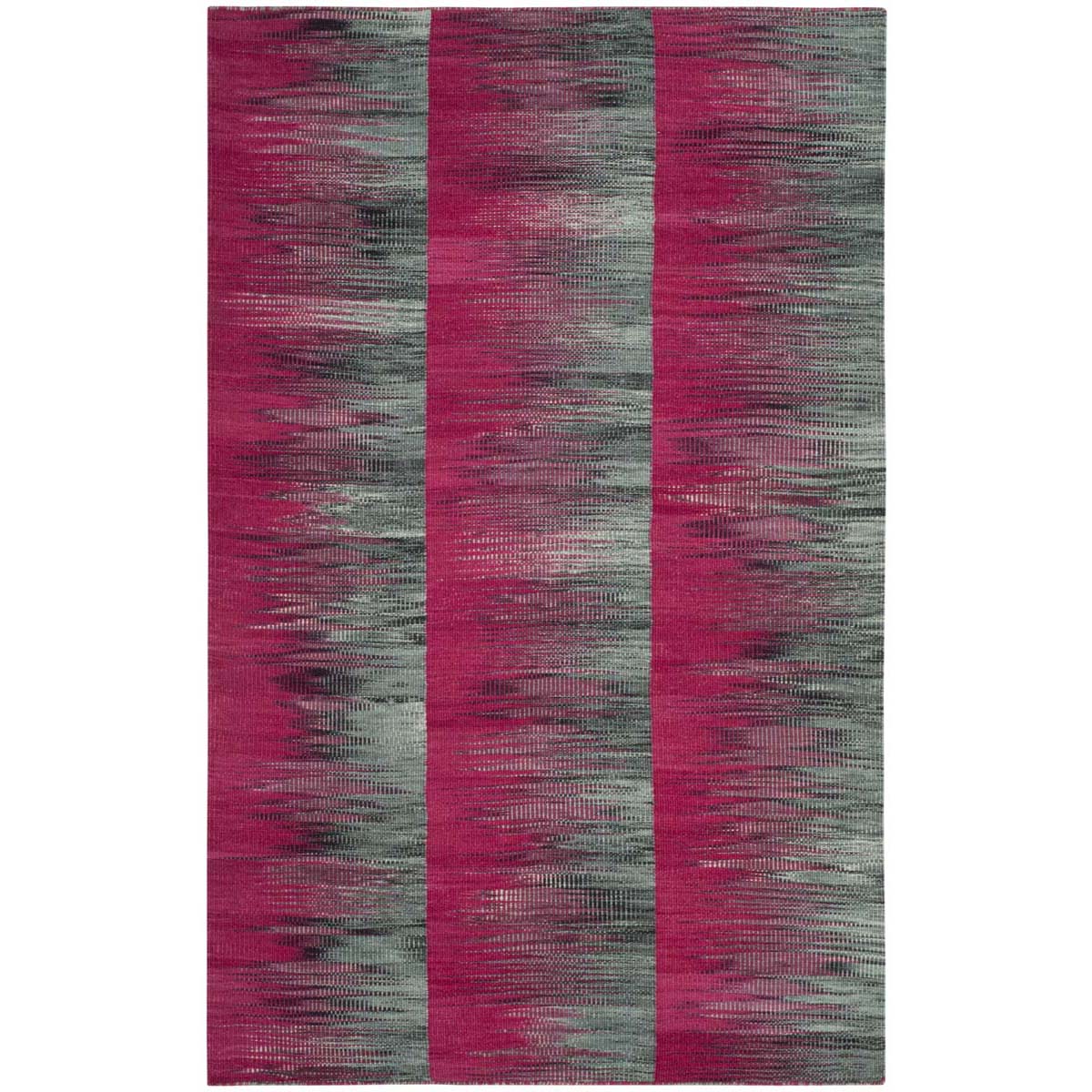 Safavieh Kilim 819 Rug, KLM819 - Fuchsia / Charcoal