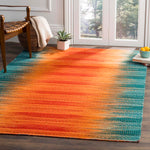 Safavieh Kilim 821 Rug, KLM821 - Teal / Red