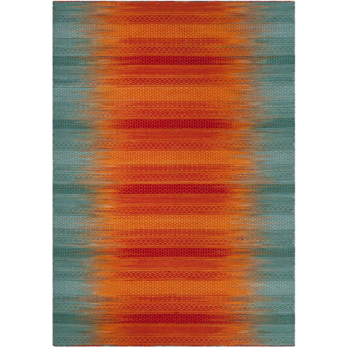 Safavieh Kilim 821 Rug, KLM821 - Teal / Red