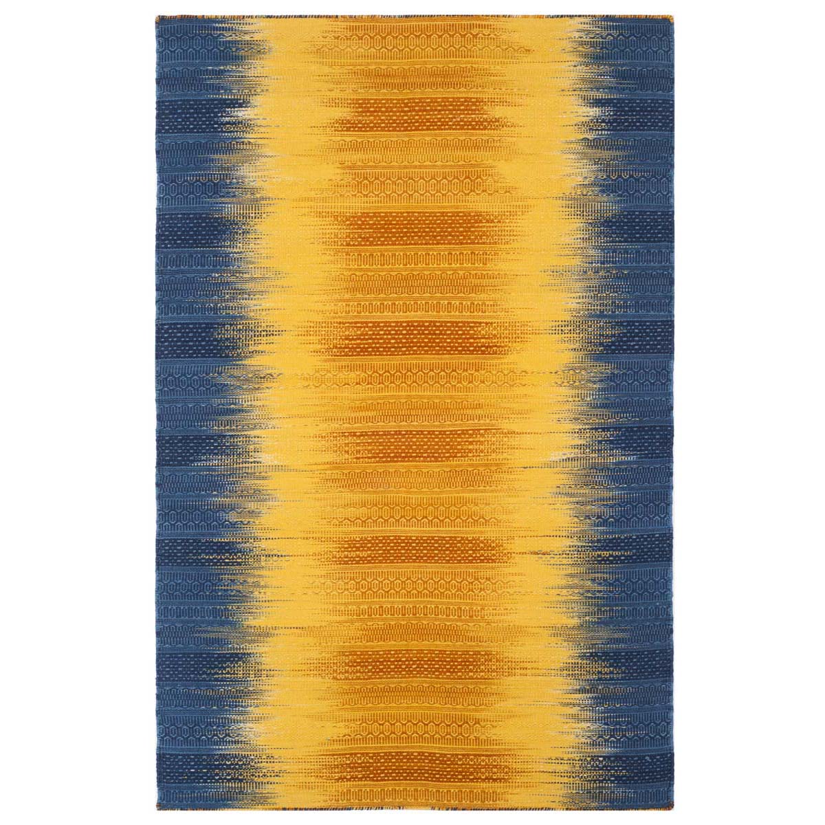 Safavieh Kilim 821 Rug, KLM821 - Dark Blue / Yellow