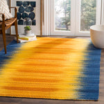 Safavieh Kilim 821 Rug, KLM821 - Dark Blue / Yellow