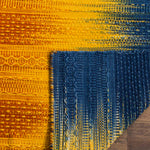 Safavieh Kilim 821 Rug, KLM821 - Dark Blue / Yellow