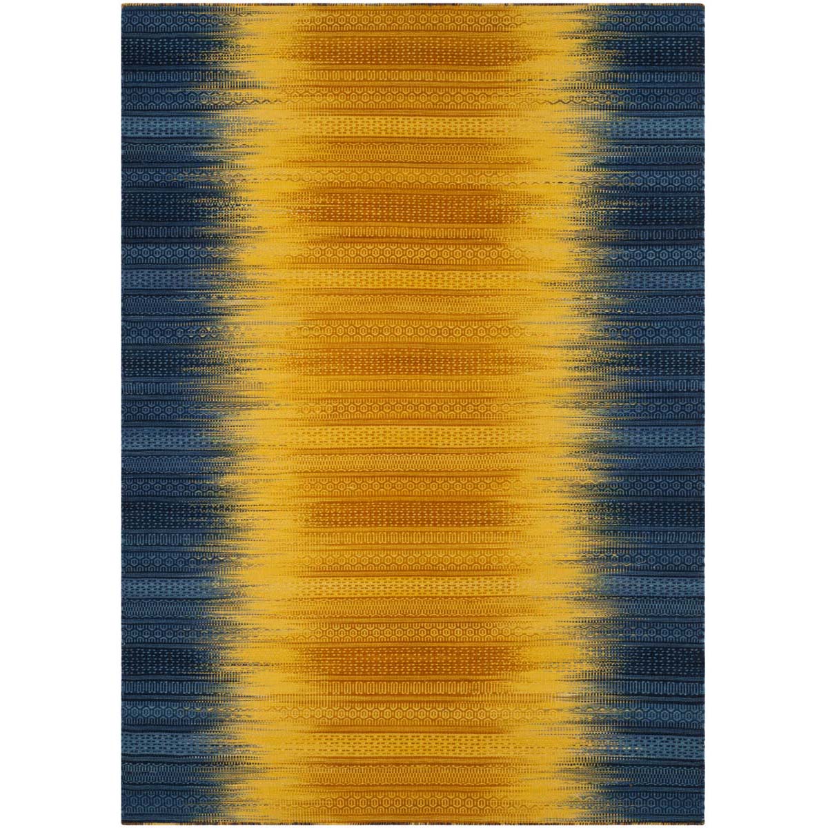 Safavieh Kilim 821 Rug, KLM821 - Dark Blue / Yellow