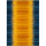 Safavieh Kilim 821 Rug, KLM821 - Dark Blue / Yellow