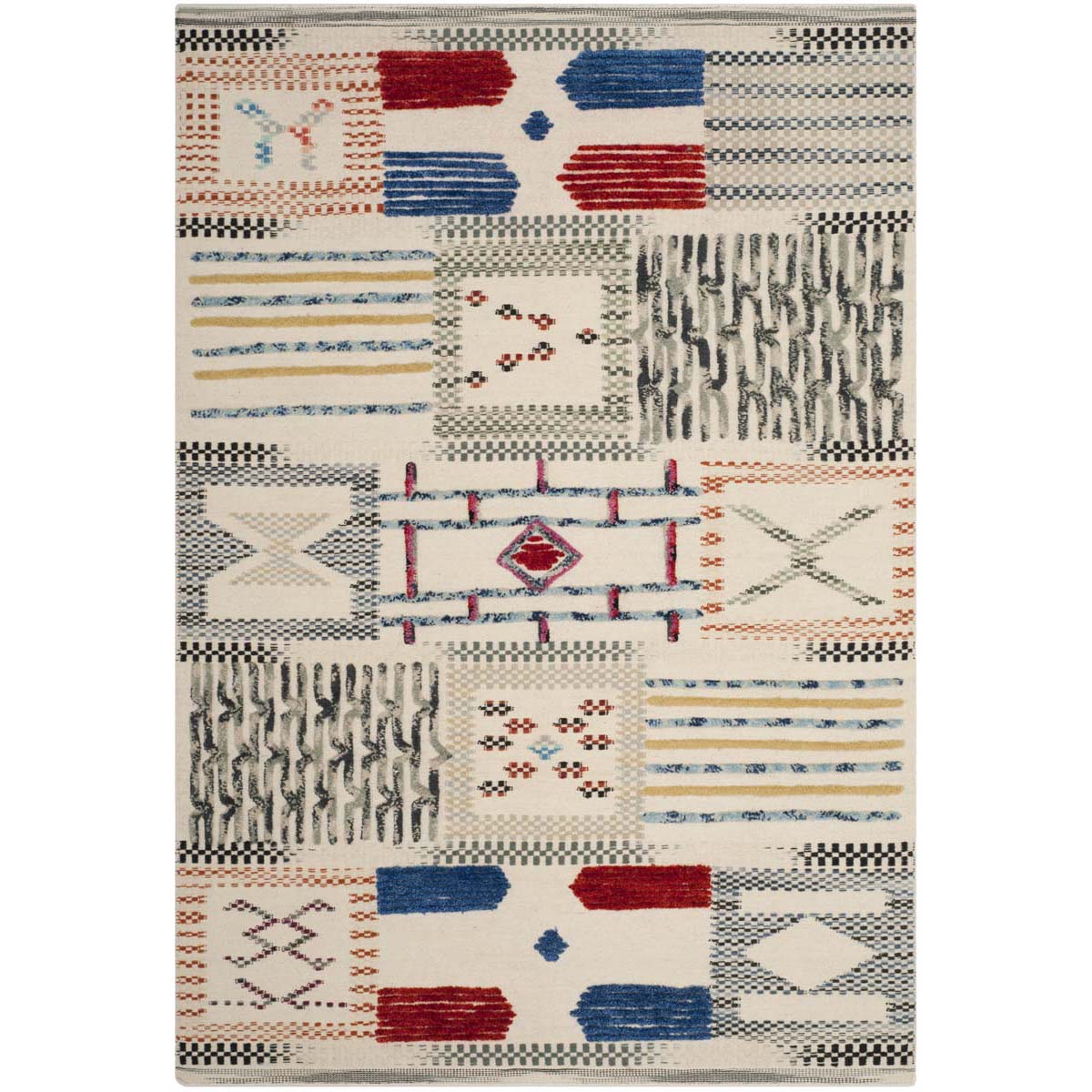 Safavieh Kilim 824 Rug, KLM824 - Ivory / Multi