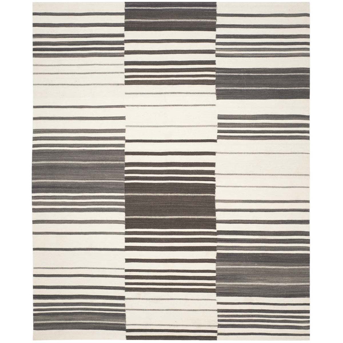 Safavieh Kilim 953 Rug, KLM953 - Dark Brown / Ivory