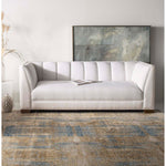 Safavieh Couture Beverly  Linen Blend Sofa - White