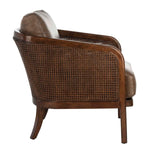 Safavieh Couture Caruso Barrel Back Chair - Dark Brown