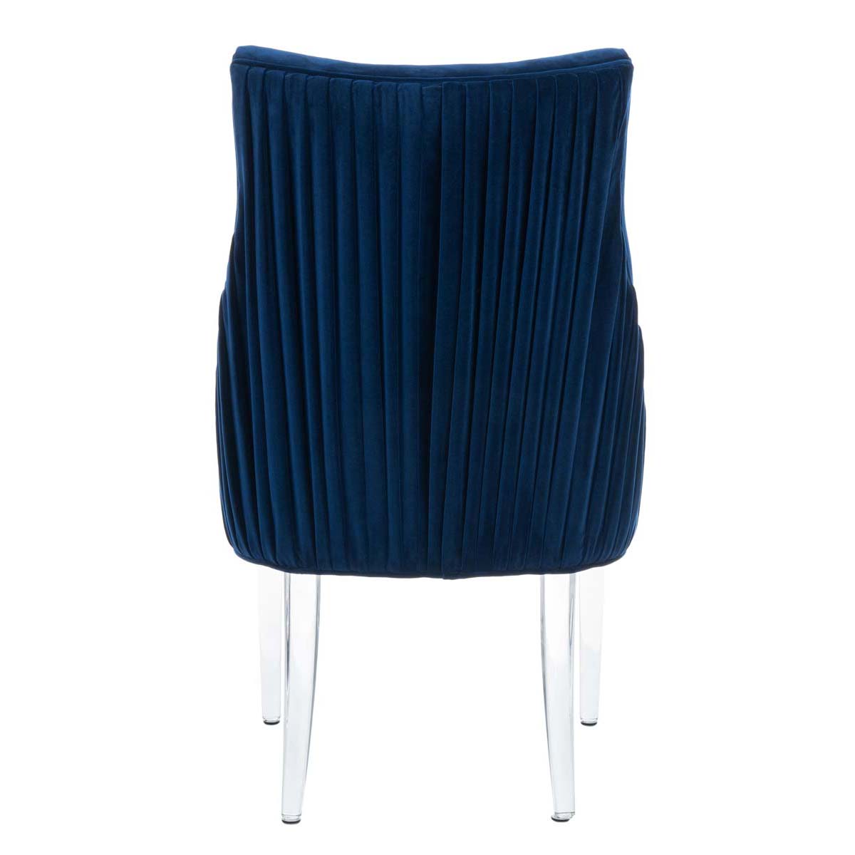 Safavieh Couture De Luca Acrylic Leg Dining Chair - Navy