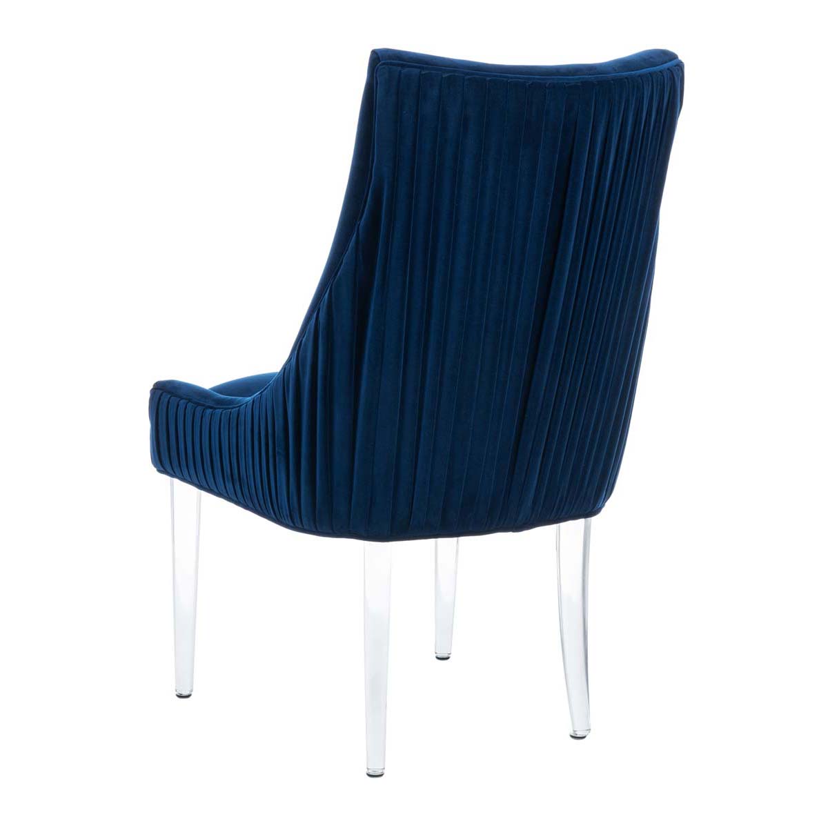 Safavieh Couture De Luca Acrylic Leg Dining Chair - Navy