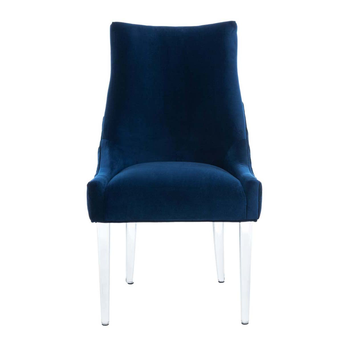 Safavieh Couture De Luca Acrylic Leg Dining Chair - Navy