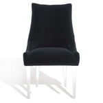 Safavieh Couture De Luca Acrylic Leg Dining Chair - Black