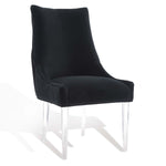 Safavieh Couture De Luca Acrylic Leg Dining Chair - Black