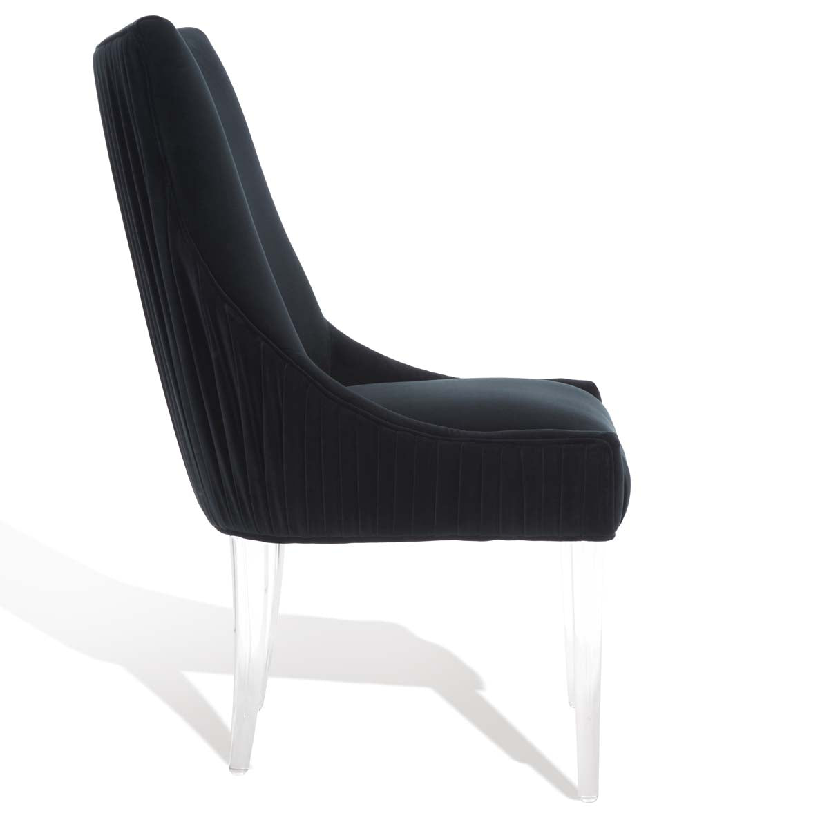 Safavieh Couture De Luca Acrylic Leg Dining Chair - Black