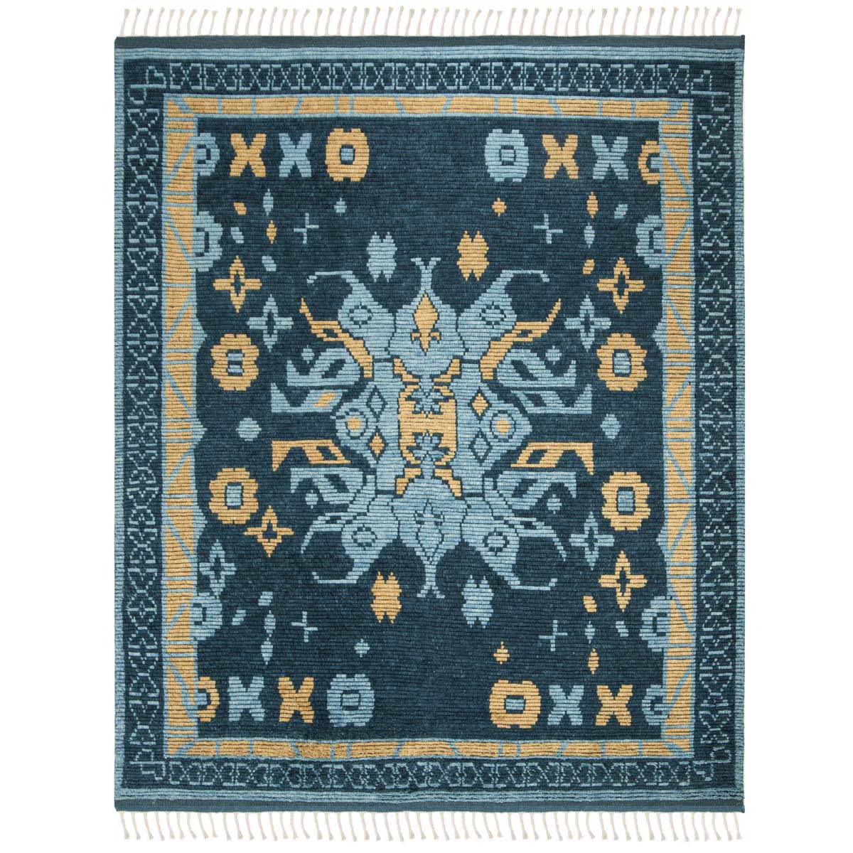 Safavieh Kenya 112 Rug, KNY112 - Blue / Gold