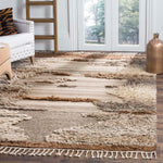 Safavieh Kenya 225 Rug, KNY225 - Grey / Brown