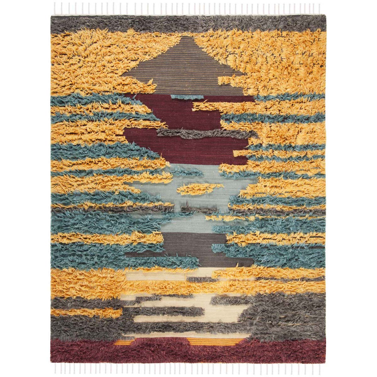 Safavieh Kenya 230 Rug, KNY230 - Red / Gold