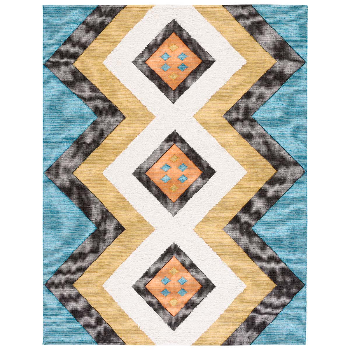 Safavieh Kenya 277 Rug, KNY277 - Black / Ivory