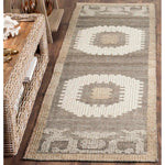 Safavieh Kenya 313 Rug, KNY313 - Ivory / Brown