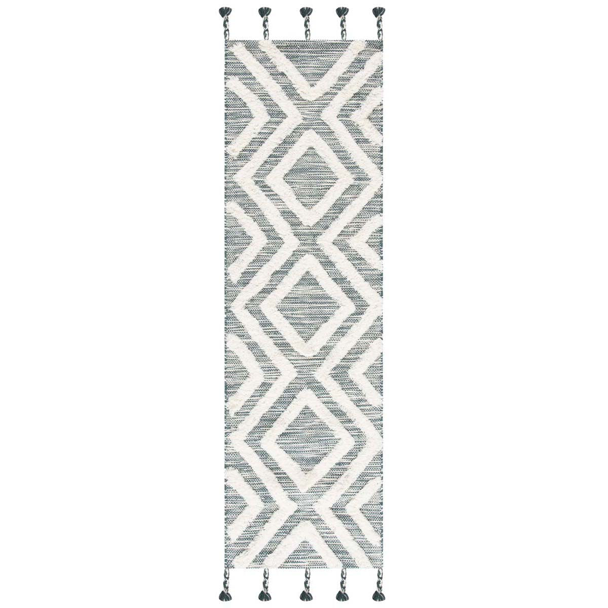 Safavieh Kenya 331 Rug, KNY331 - Teal / Ivory