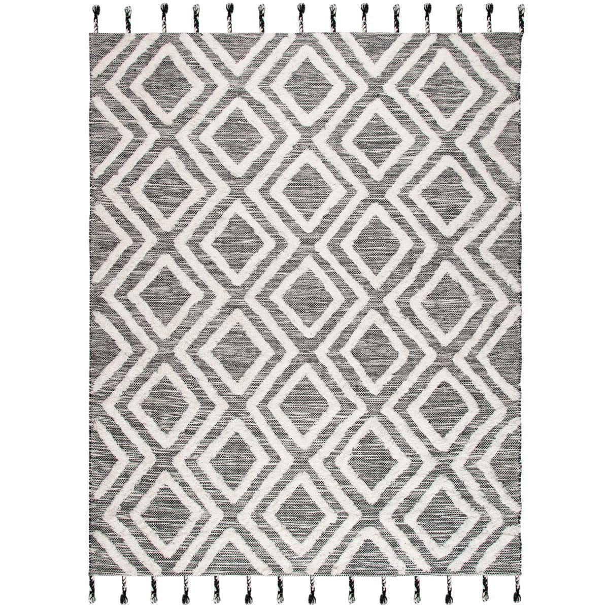 Safavieh Kenya 331 Rug, KNY331 - Black / Ivory