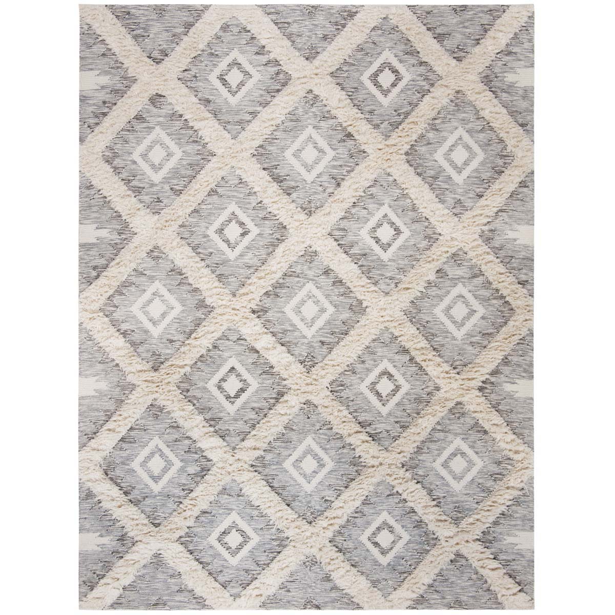 Safavieh Kenya 455 Rug, KNY455 - Grey / Ivory