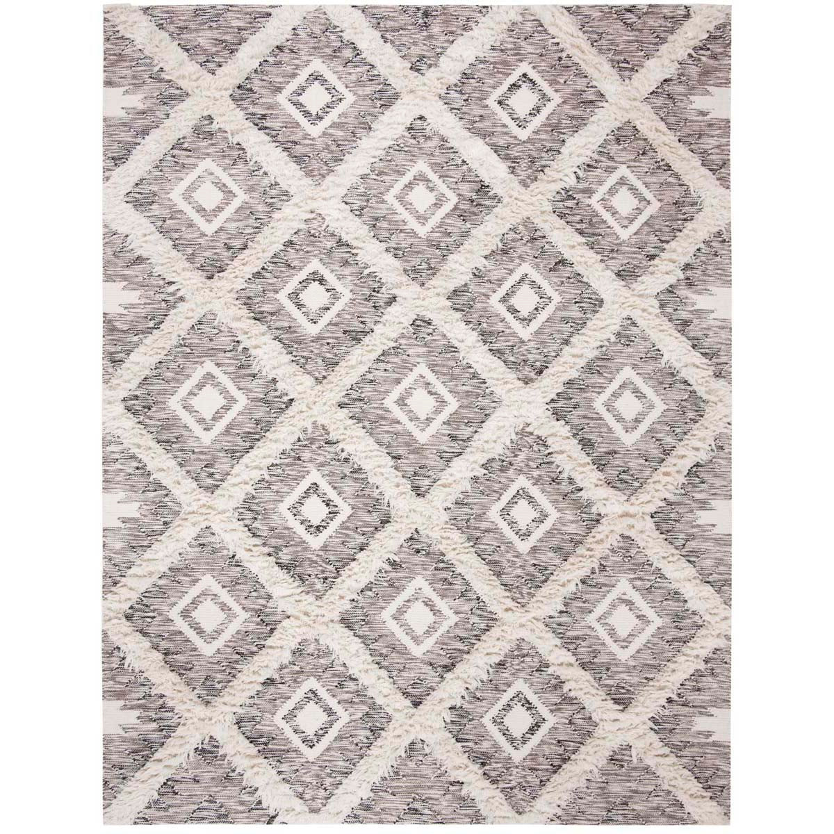 Safavieh Kenya 455 Rug, KNY455 - Black / Ivory