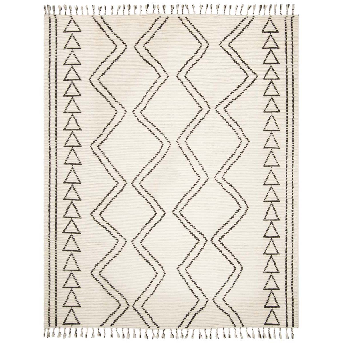 Safavieh Kenya 513 Rug, KNY513 - Ivory / Black