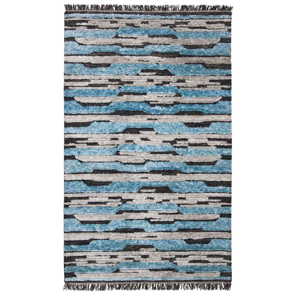 Safavieh Kenya 558 Rug, KNY558 - Charcoal / Blue