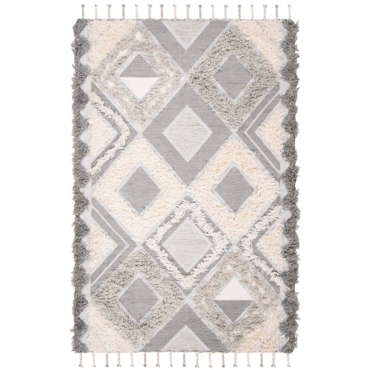 Safavieh Kenya 607 Rug, KNY607 - Grey / Ivory