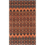 Safavieh Kenya 609 Rug, KNY609 - Orange / Black