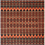 Safavieh Kenya 609 Rug, KNY609 - Orange / Black