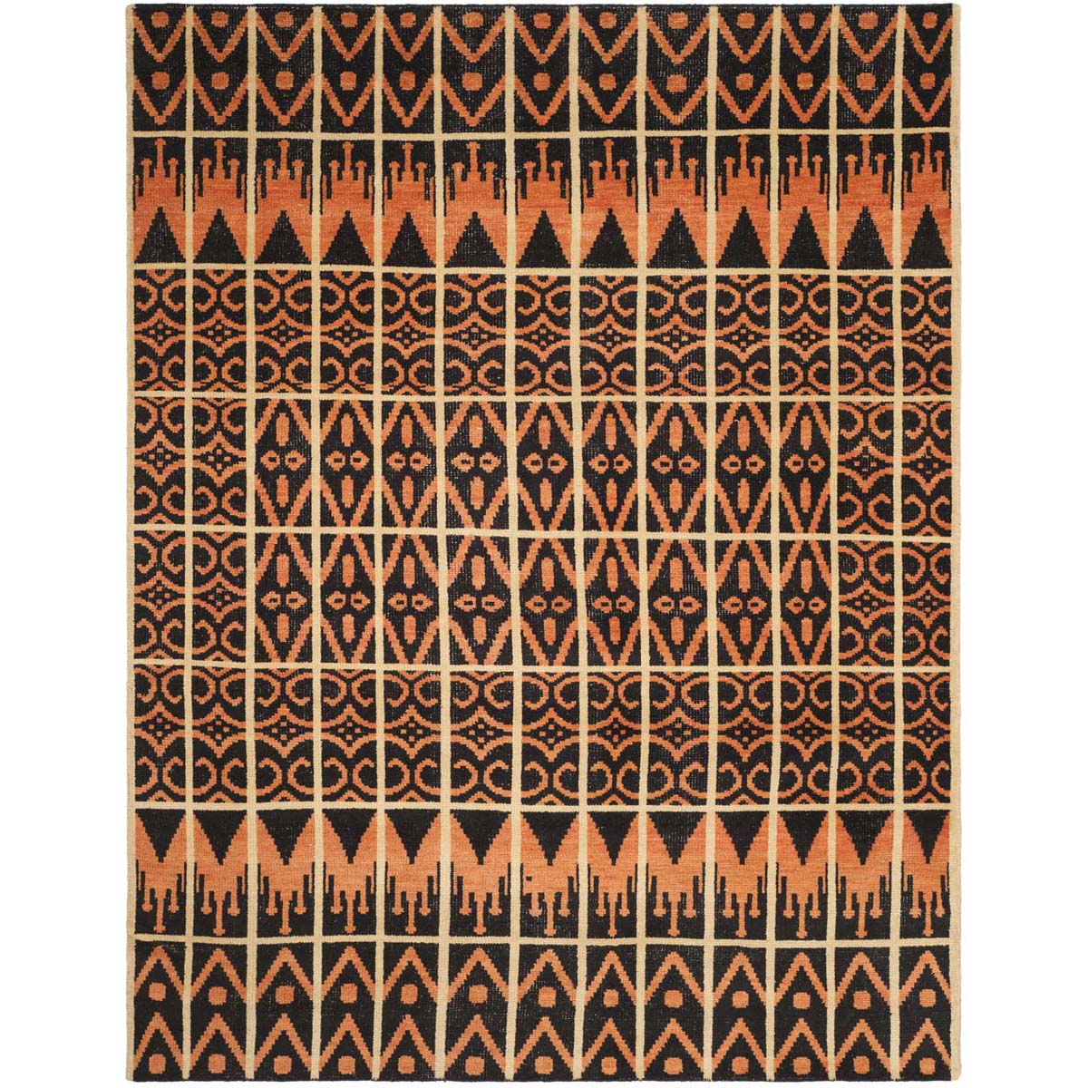 Safavieh Kenya 609 Rug, KNY609 - Orange / Black