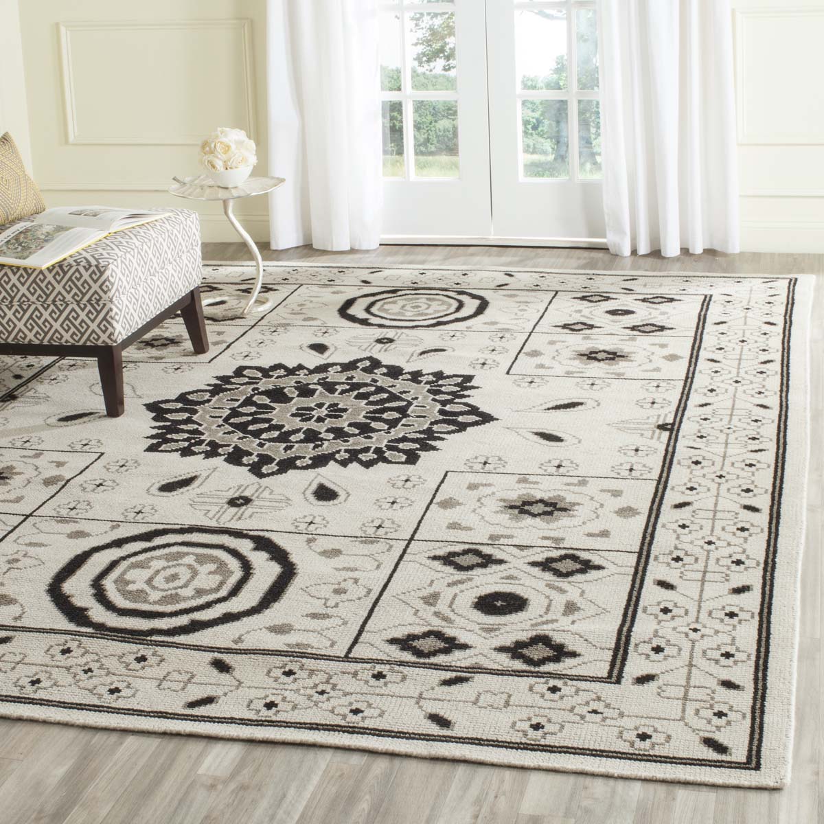 Safavieh Kenya 625 Rug, KNY625 - Ivory / Grey