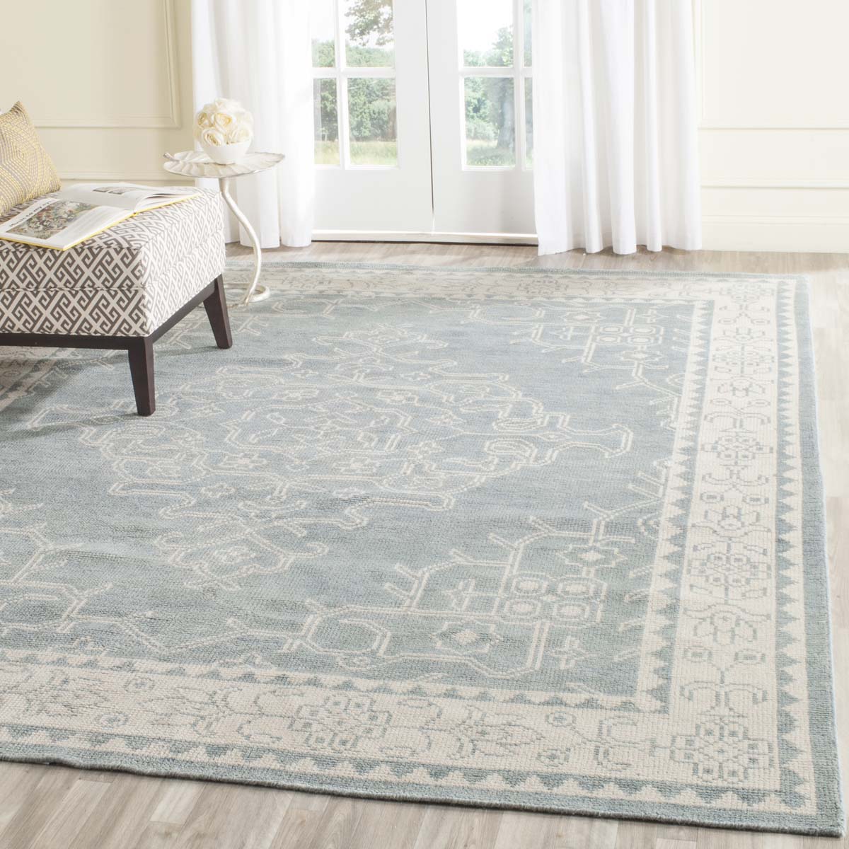 Safavieh Kenya 638 Rug, KNY638 - Ivory / Blue