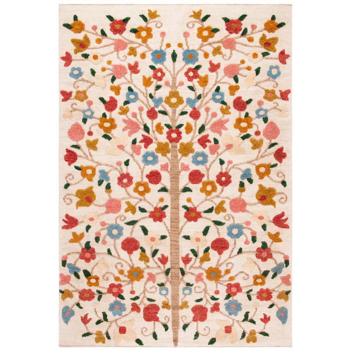 Safavieh Kenya 640 Rug, KNY640 - Ivory / Pink