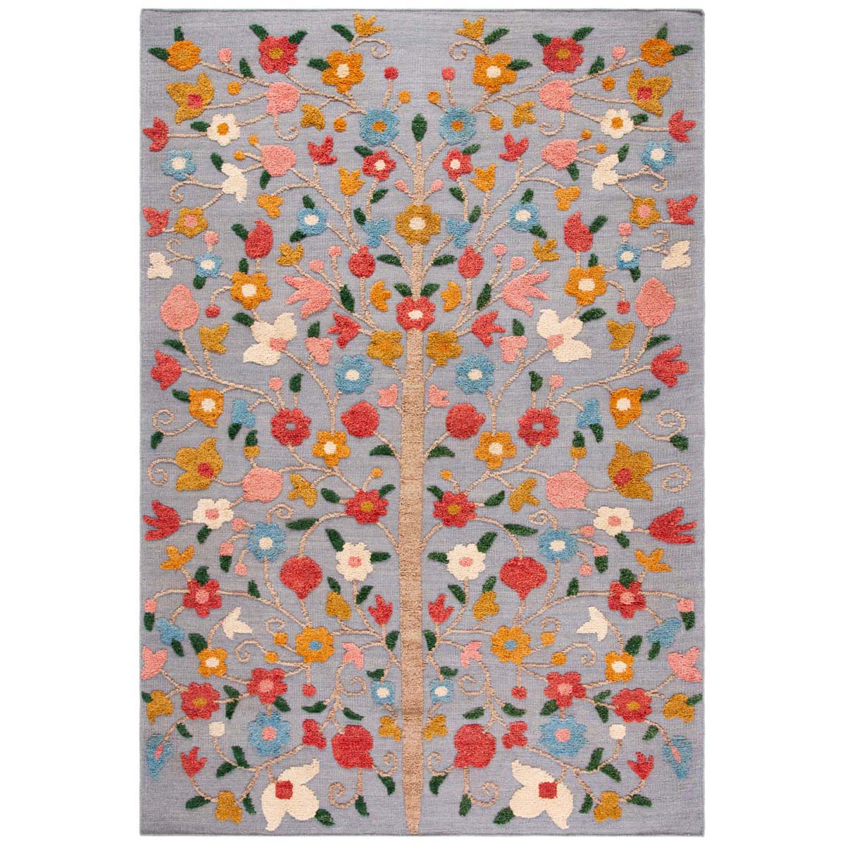 Safavieh Kenya 640 Rug, KNY640 - Grey / Pink