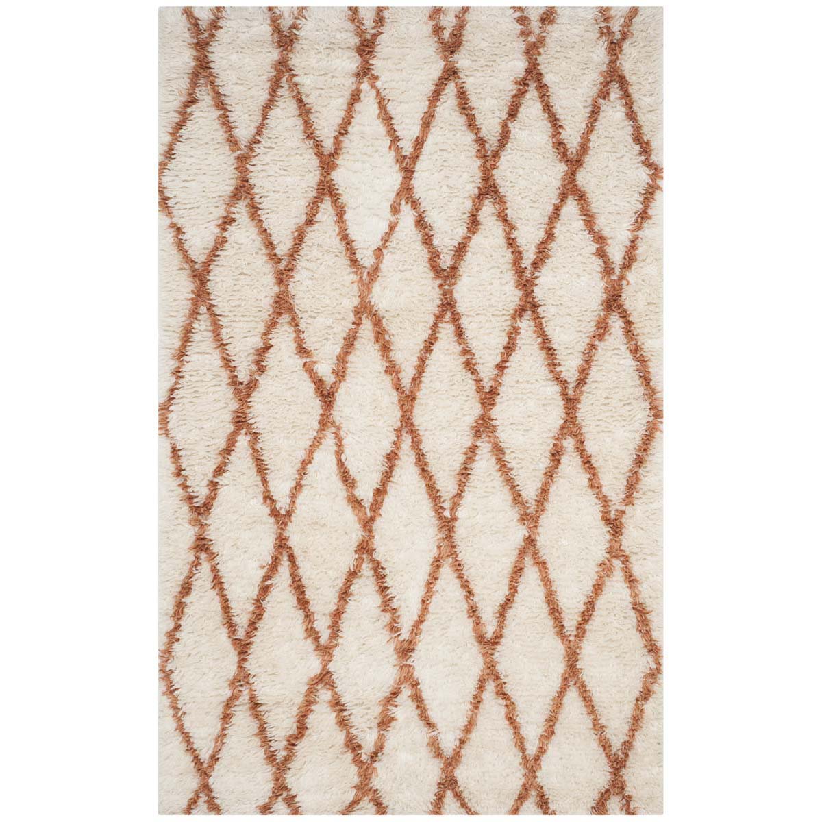 Safavieh Kenya 712 Rug, KNY712 - Ivory / Terracotta