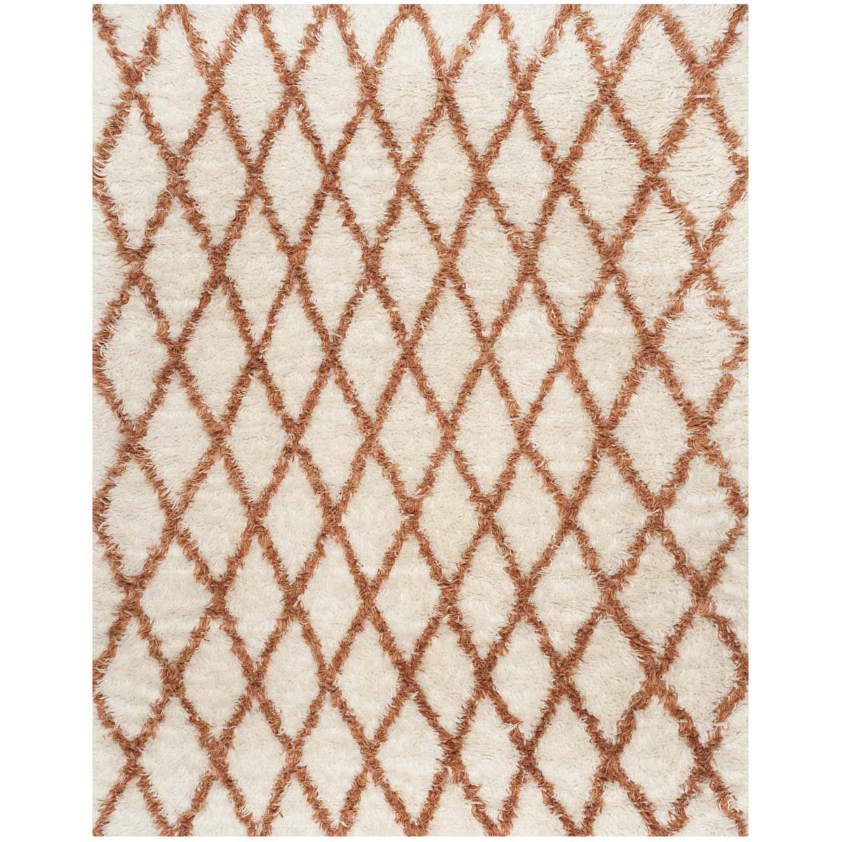 Safavieh Kenya 712 Rug, KNY712 - Ivory / Terracotta